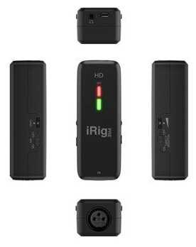 Мобильный микрофонный интерфейс IK Multimedia iRig Pre HD для устройств на базе iOS, Mac/PC, цвет черный фотография 3