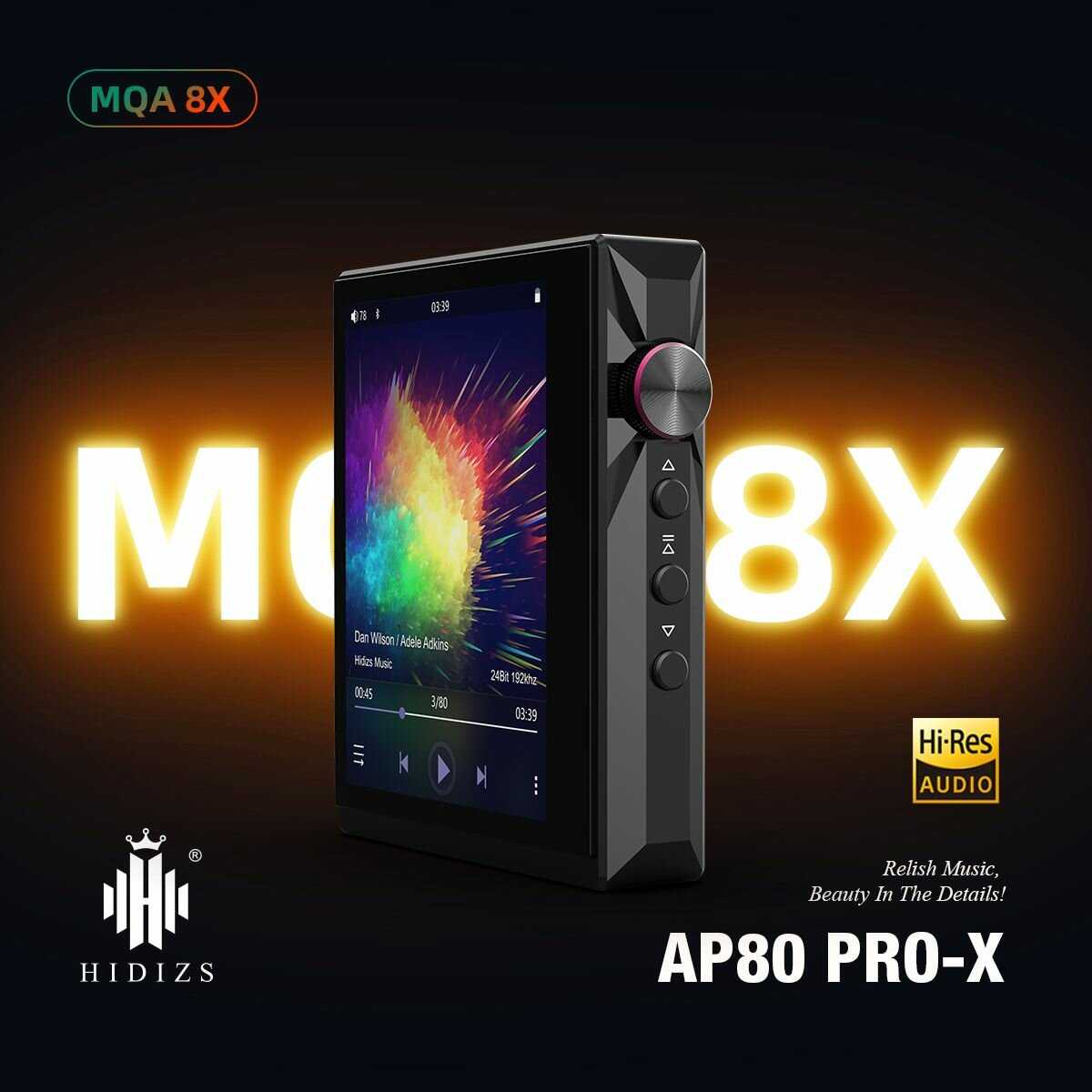 Портативный музыкальный плеер Hidizs AP80 Pro X Hi-Res фотография 4