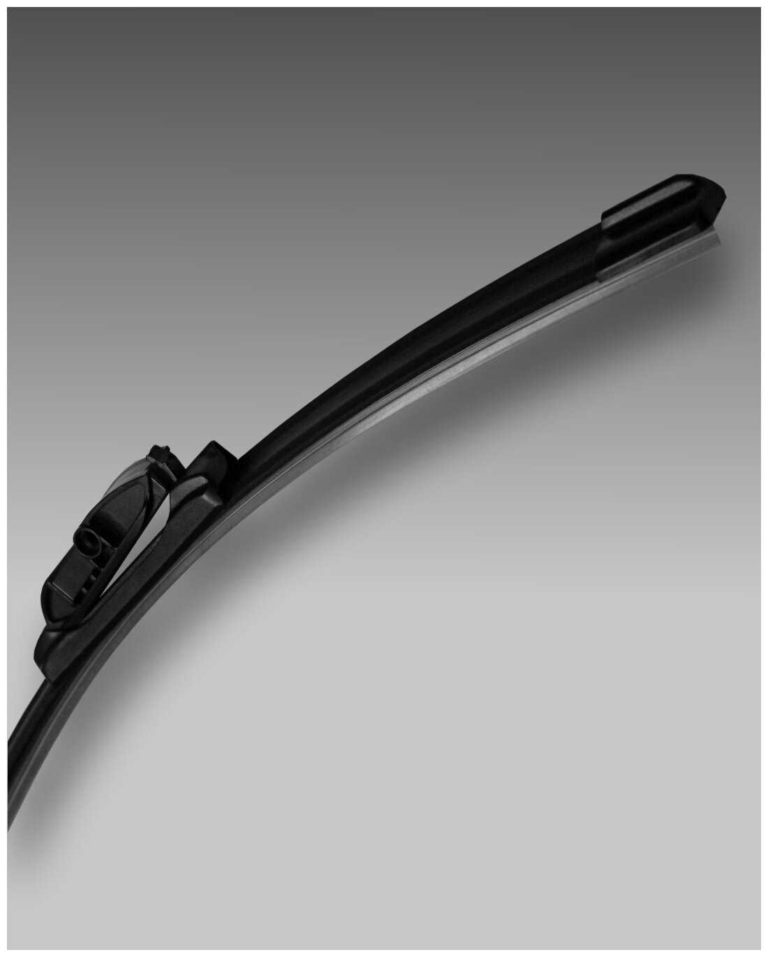 Щетка стеклоочистителя, бескаркасная, 14 адаптеров, 480 мм (19') - FENOX арт. WB48230 фотография 4