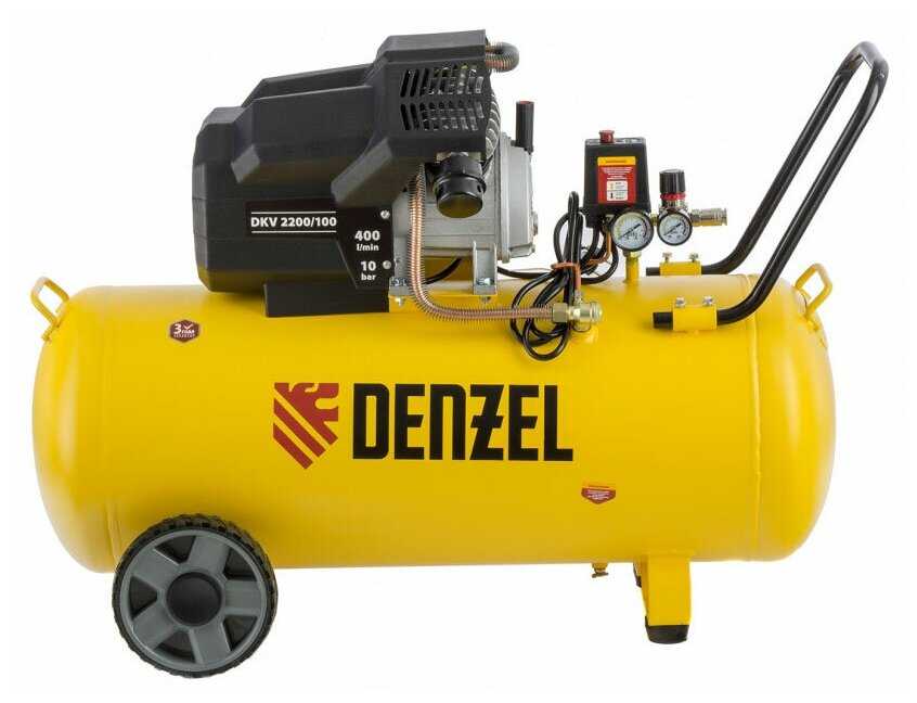 Компрессор Denzel DKV 2200/100 Х-PRO фотография 11