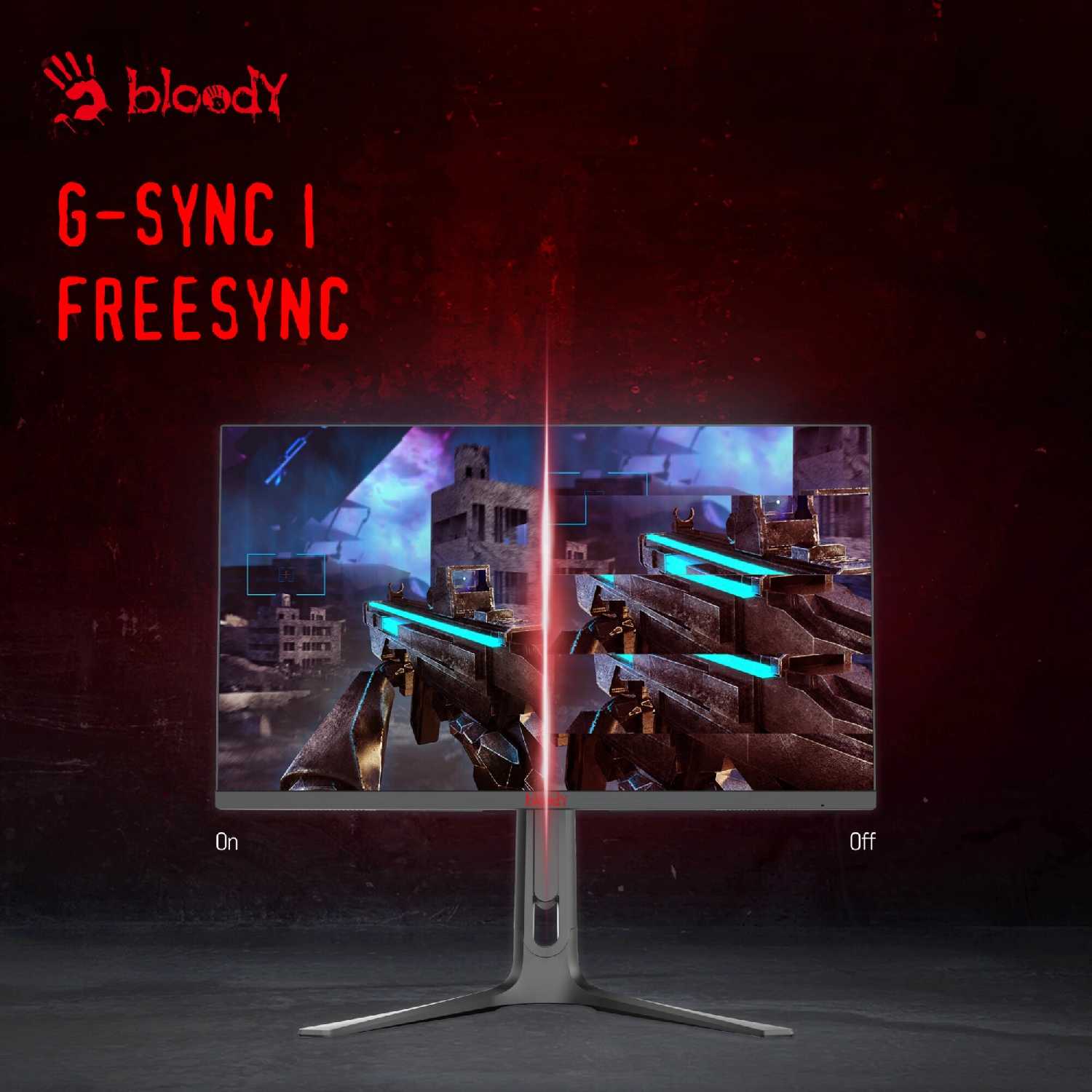 Монитор BLOODY MN271Q (2560x1440, IPS, 180Гц) фотография 7