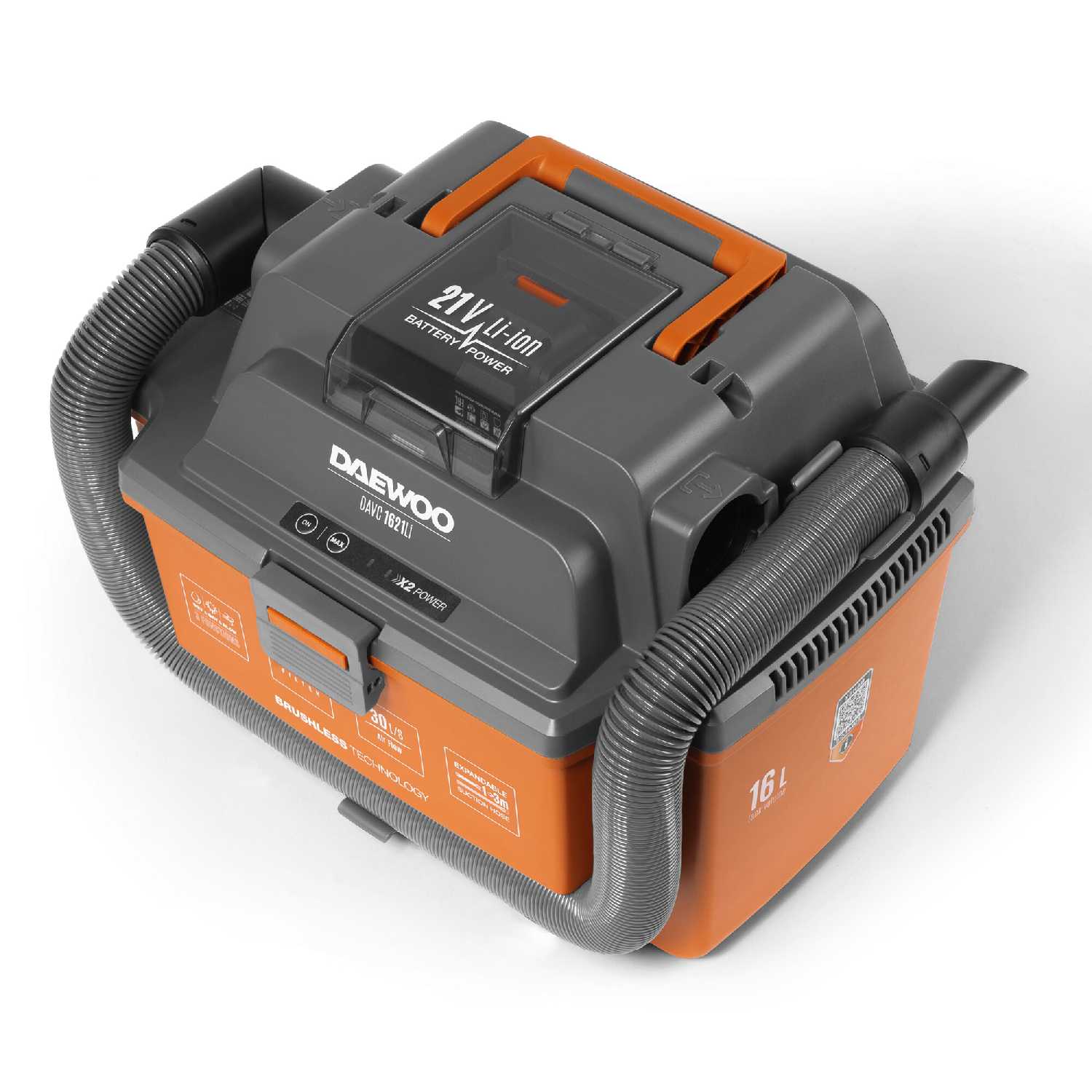 Пылесос аккумуляторный DAEWOO DAVC 1621Li SET фотография 9