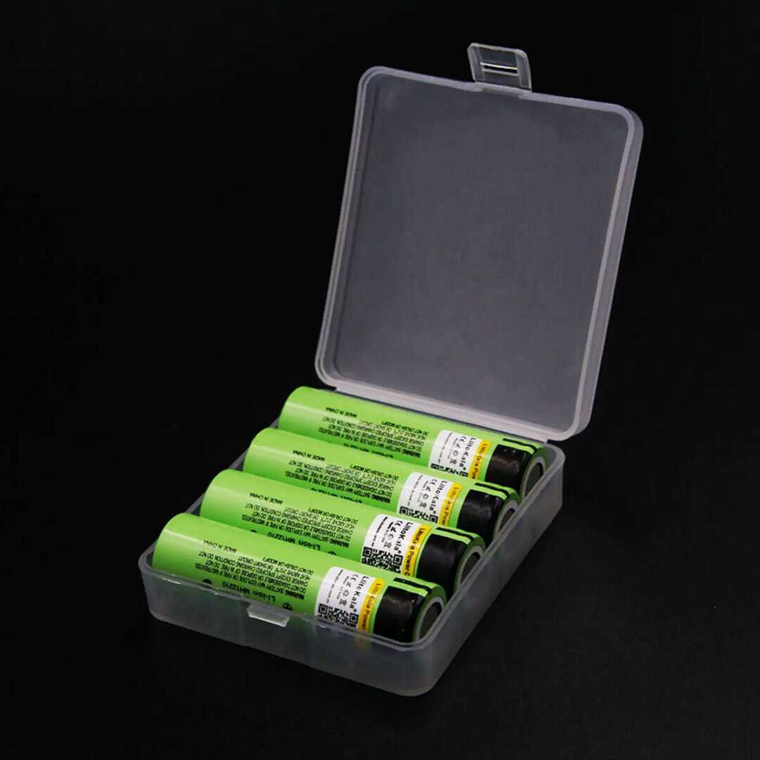Аккумулятор LiitoKala 18650 Li-ion 3.7В 3400mAh до 10А незащищенный (4 шт.) фотография 2