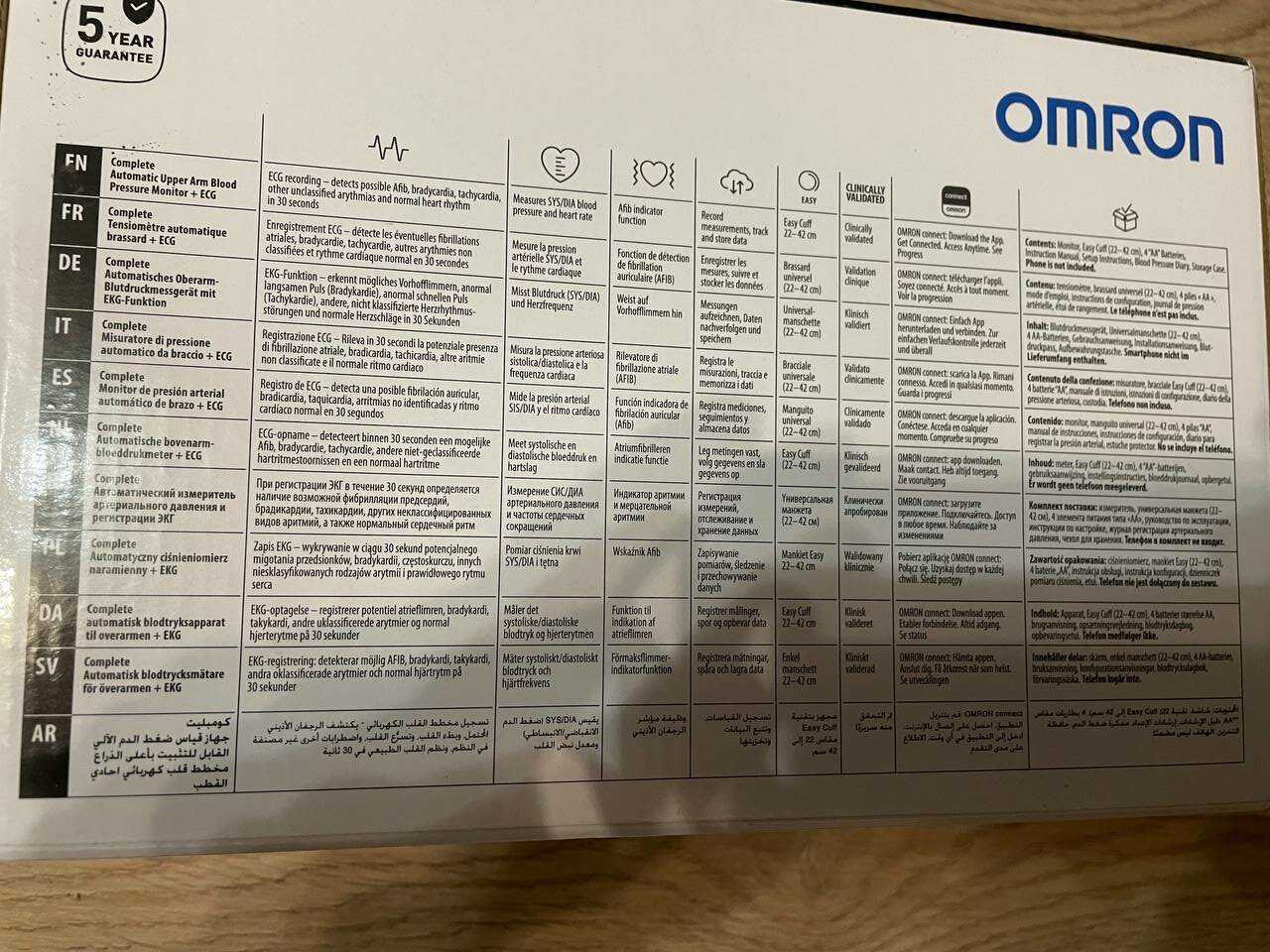 Монитор артериального давления Omron HEM-7530T-E3 фотография 8