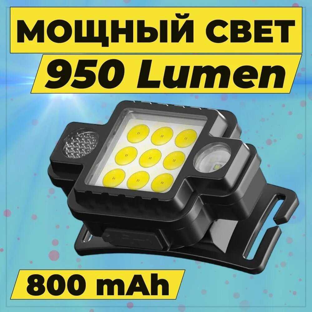Фонарь налобный аккумуляторный тактический фотография 8