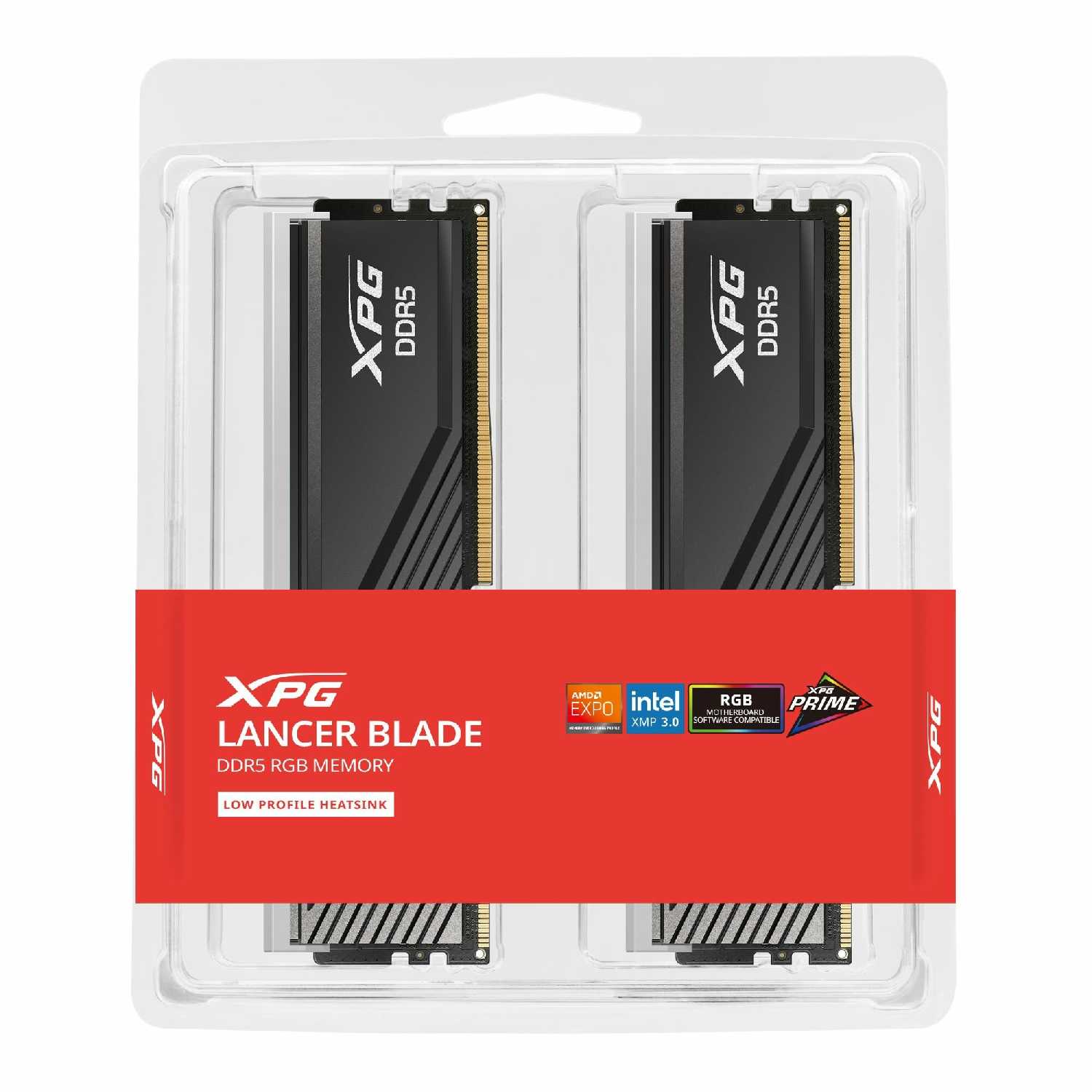 Набор памяти ADATA DDR5 32Gb (2x16Gb) 6400MHz (AX5U6400C3216G-DTLABRBK) фотография 11