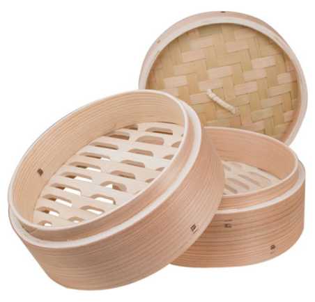 Паровое лукошко димсам; сосна Prohotel 15 см.