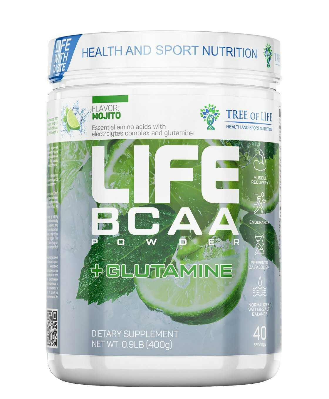 Tree of Life Life BCAA Powder + Glutamine (400 гр) фотография 12