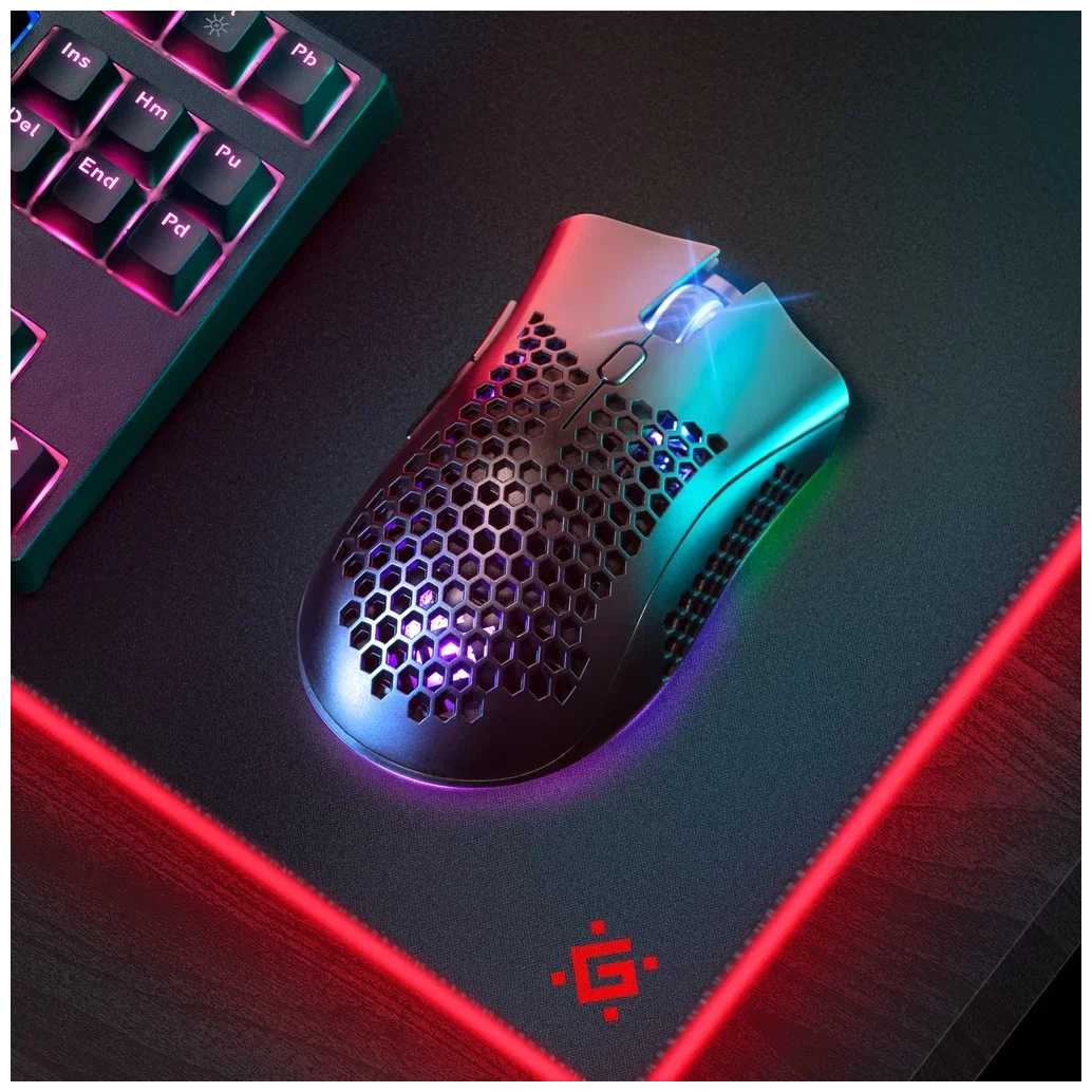 Игровая мышка для компьютера Defender Warlock RGB 8 кнопок 2400 dpi фотография 8