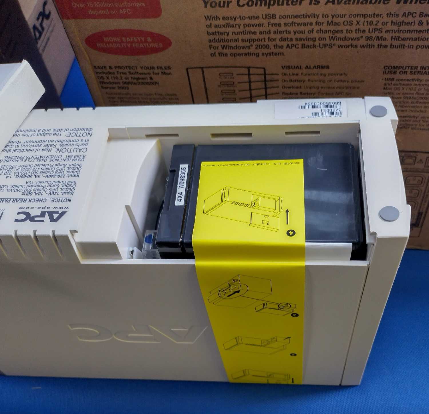 Резервный ИБП APC by Schneider Electric Back-UPS BK500-RS фотография 5