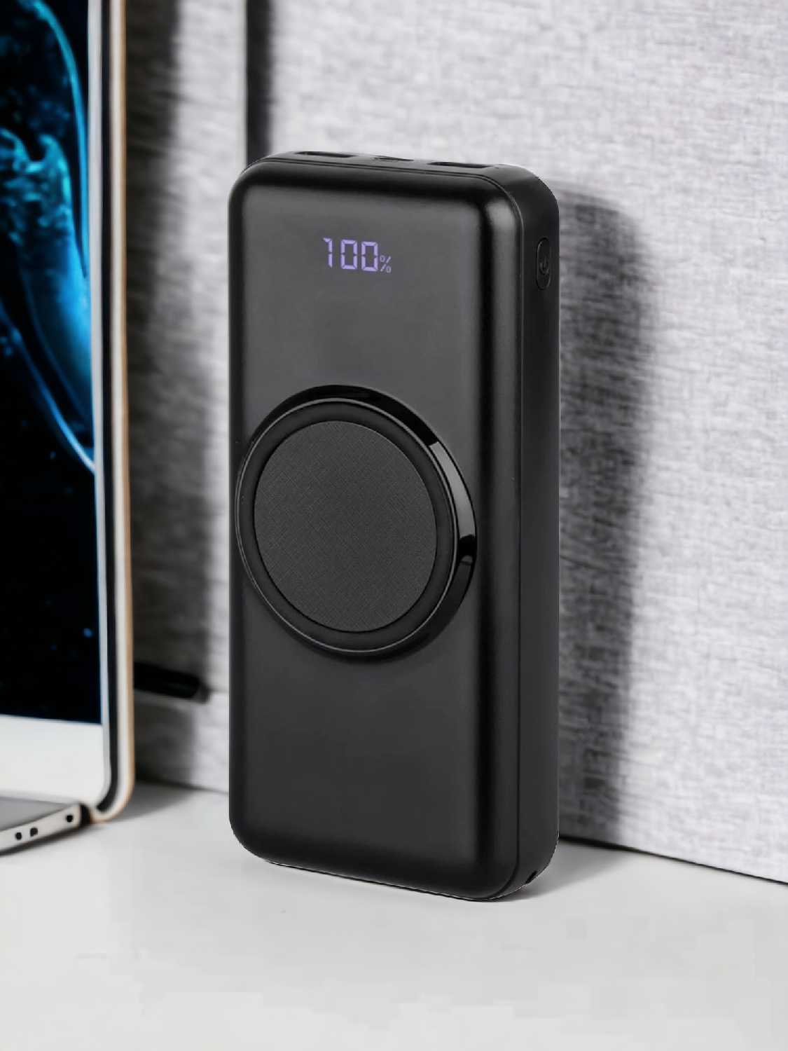 Внешний аккумулятор (Power Bank) FaizFull 20000мАч с беспроводной зарядкой