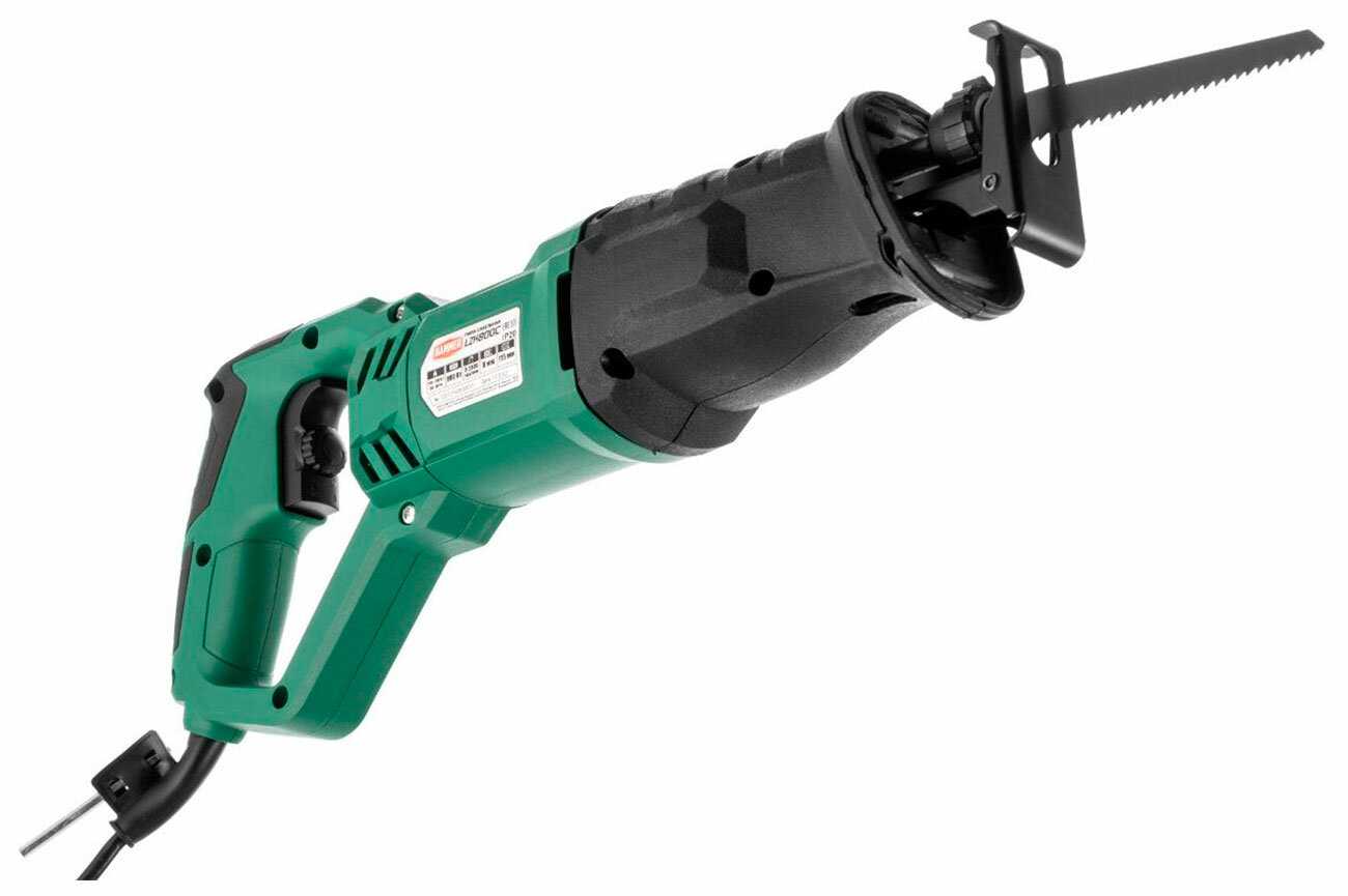 Пила сабельная Hammer LZK800C [800Вт 0-2800ход/мин 115мм-дер 8мм-мет] фотография 7