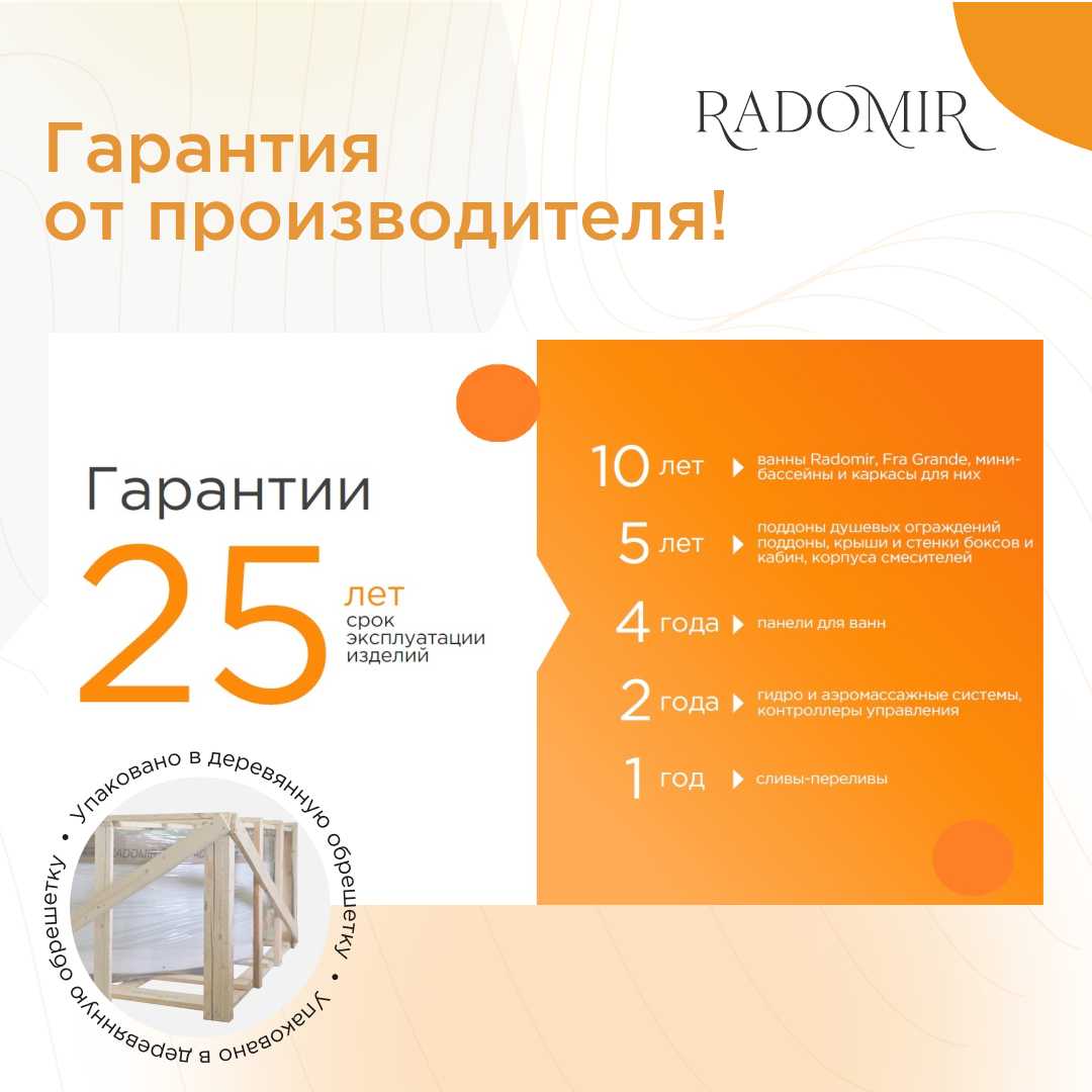 Акриловая ванна Радомир Рона (1-01-2-1-1-342К) фотография 20