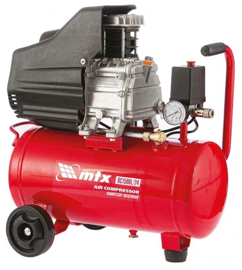 Компрессор воздушный MTX DC1500L/24 1, 5 кВт, 24 л, 210 л/мин 58003 фотография 3