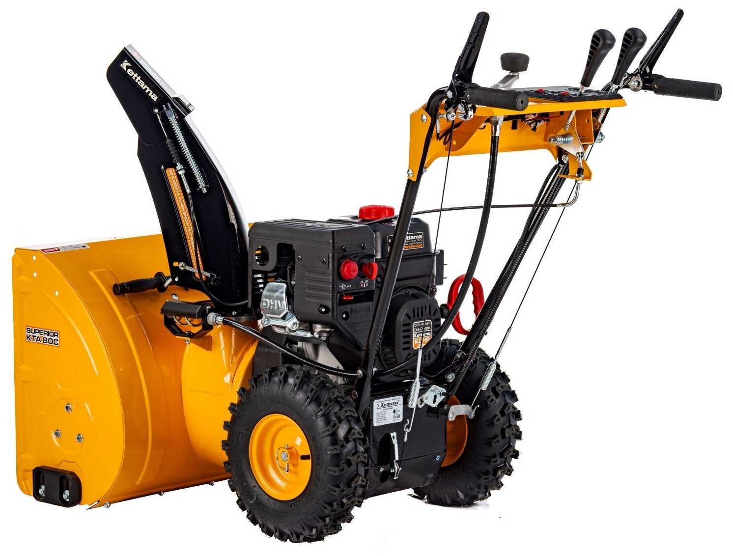Снегоуборщик бензиновый Kettama Luxe KTA80-C Superior, 8 л.с. фотография 1