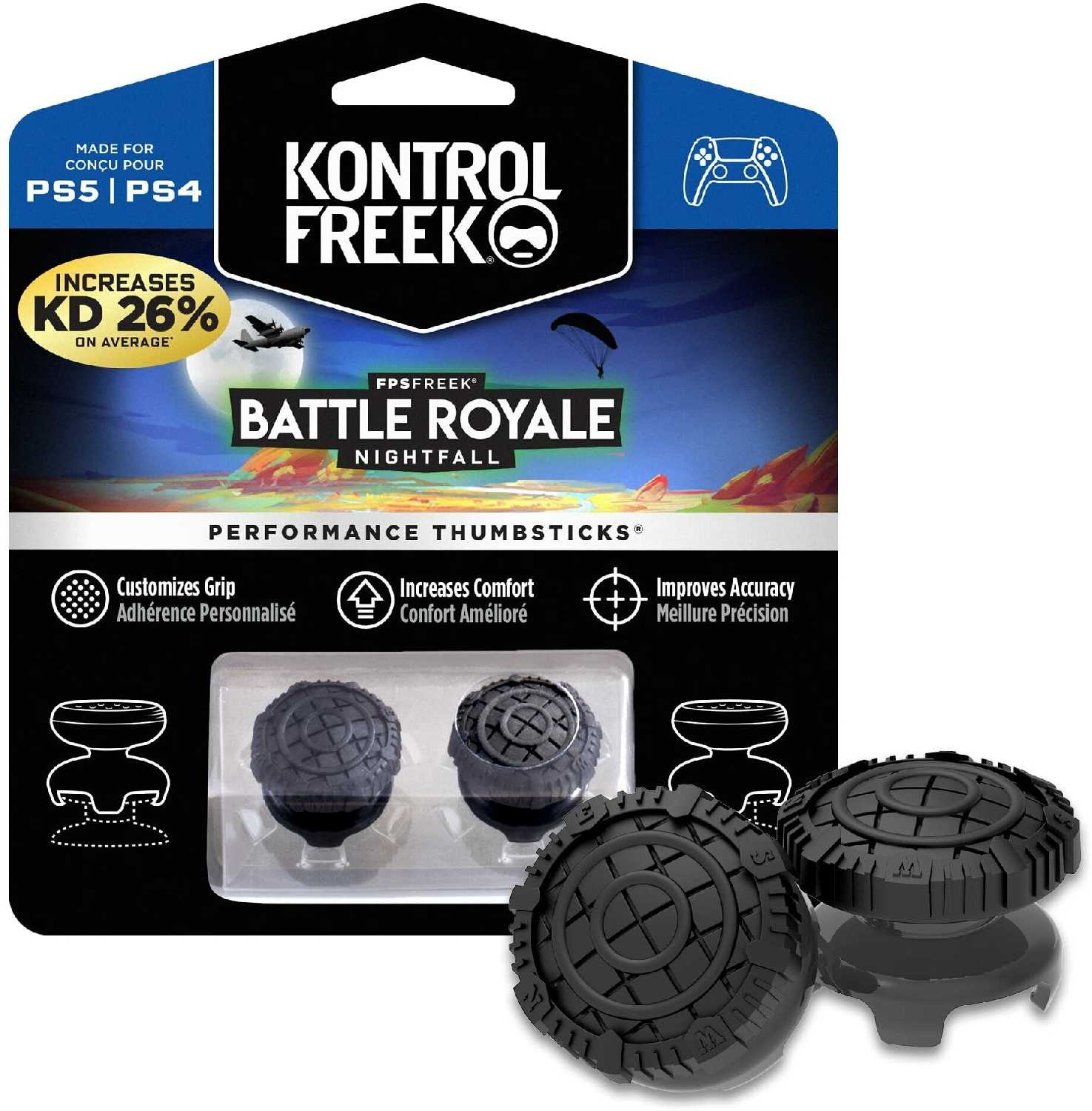 Насадки на стики FPS KontrolFreek Battle Royale Nightfall (№9)