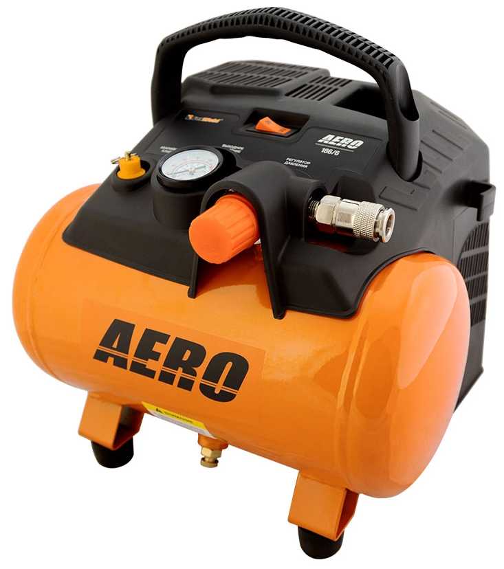Компрессор безмасляный FoxWeld AERO 7128 186/6, 6 л, 1.2 кВт фотография 1