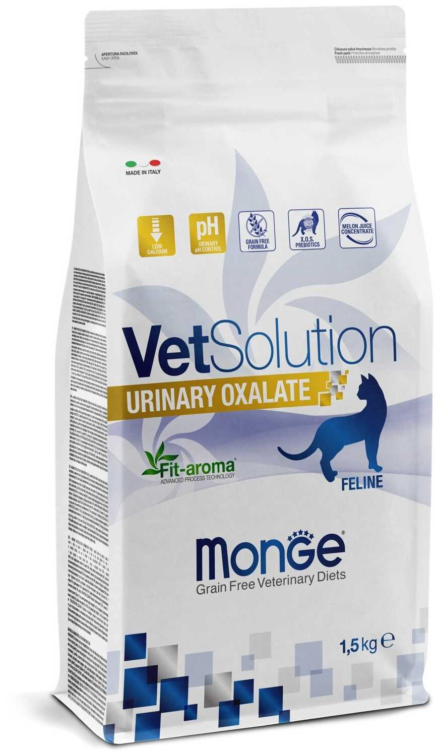 Корм для кошек Monge VetSolution Urinary Oxalate