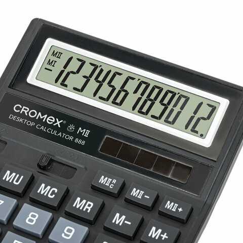 Комплект Калькулятор настольный СROMEX 888 (271728) фотография 13