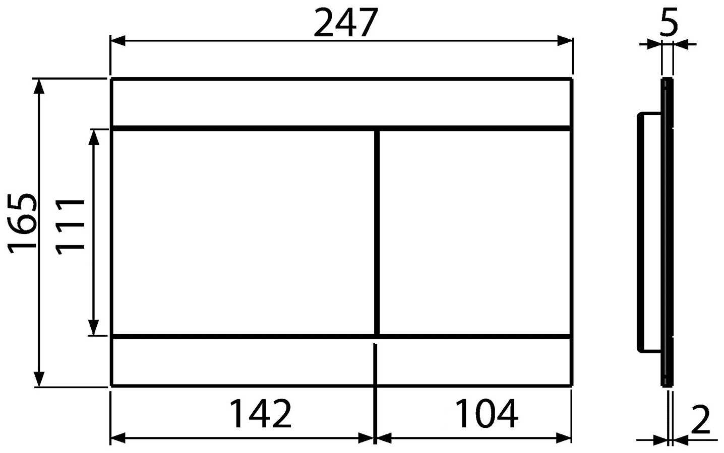 Кнопка смыва Alcadrain Flat Fun Inox фотография 1