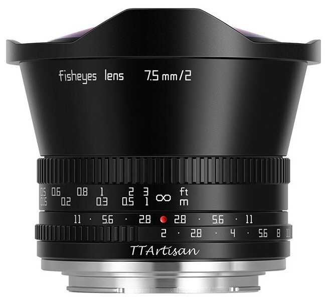 Объектив TTartisan 7.5 мм F2.0 APS-C