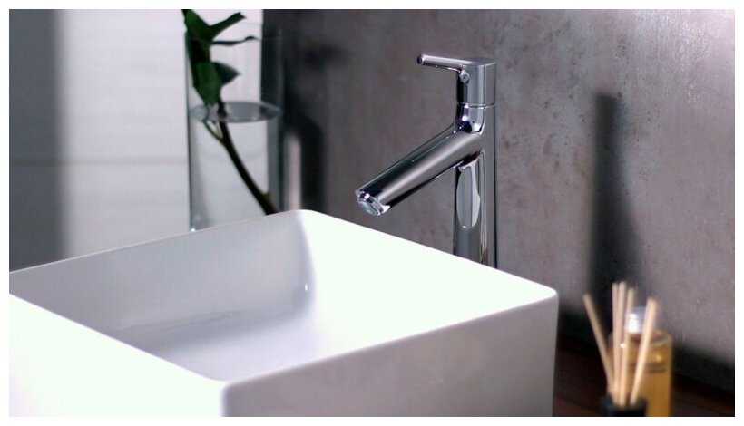 Смеситель для раковины (умывальника) hansgrohe Talis S 72032000, рычажный фотография 10