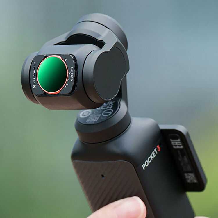 Комплект светофильтров K&F Concept VND для DJI Osmo Pocket 3 фотография 1