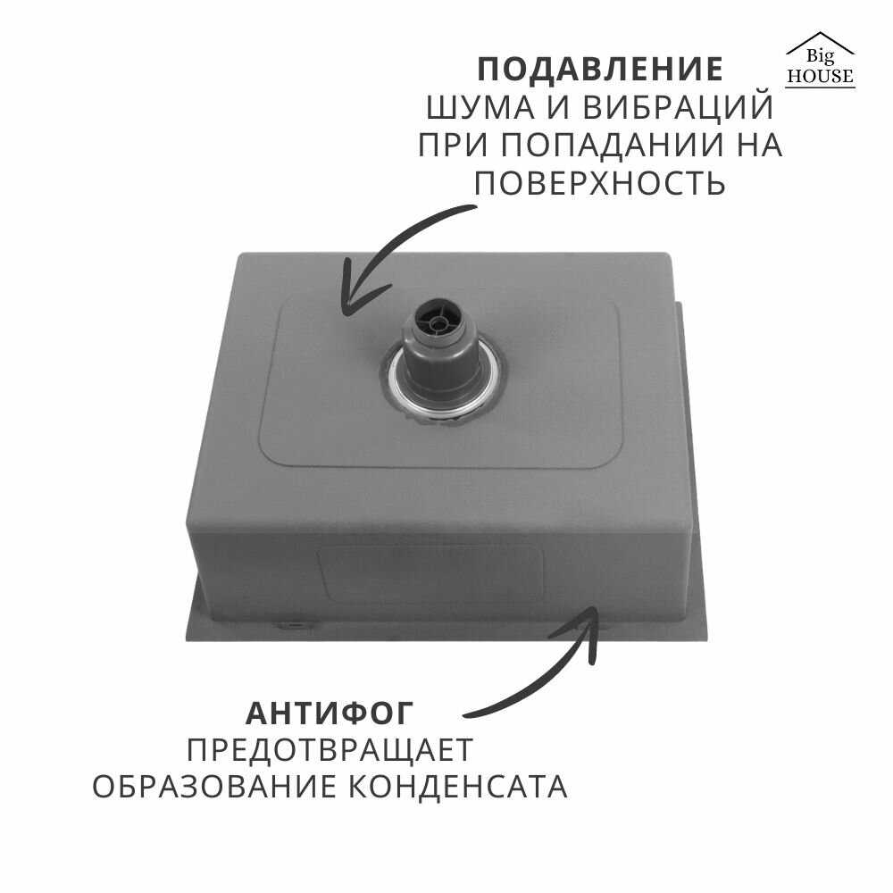 Мойка для кухни Big House (61х51 см) фотография 4