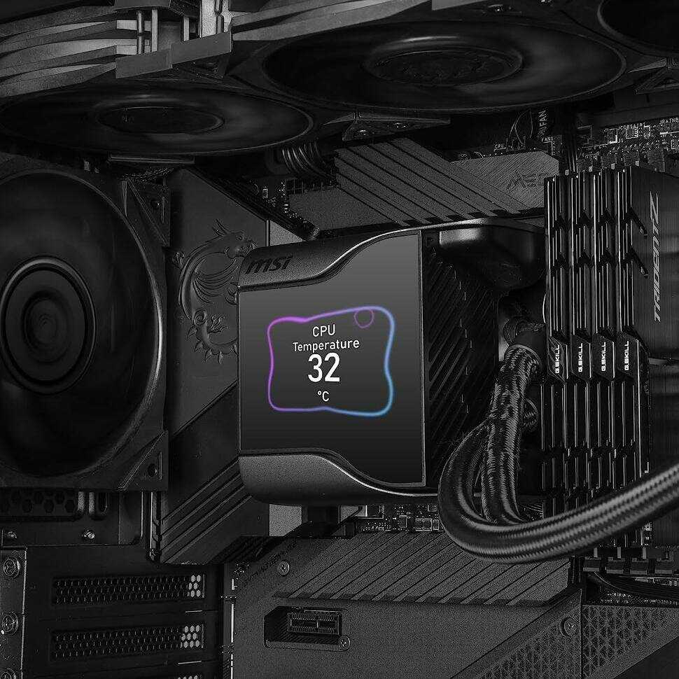 Система водяного охлаждения MSI MAG CoreLiquid S360 фотография 19