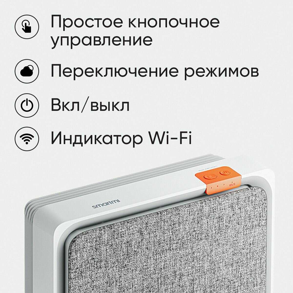Очиститель воздуха Smartmi Smartmi Air Purifier E1 (ZMKQJHQE11) фотография 16