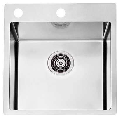 Мойка ALVEUS PURE 20 KMB-90 465X525 в комплекте с сифоном