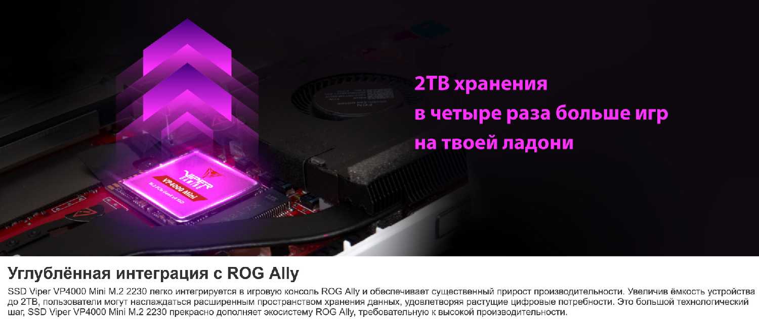 Твердотельный накопитель Patriot Memory VP4000 [M.2 1TB] [VP4000M1TBM23] фотография 9