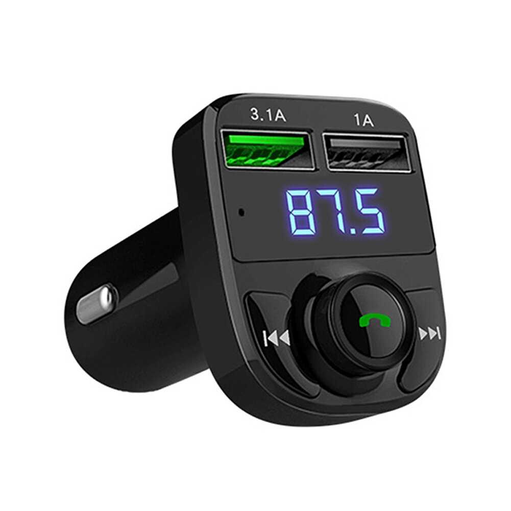 Автомобильный Bluetooth FM-трансмиттер MyPads BC-33QC Hands-free с быстрой зарядкой