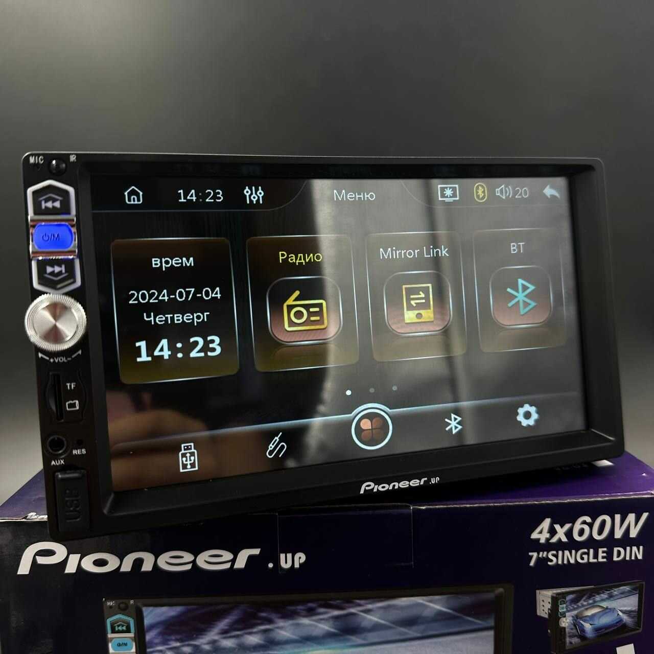 Автомагнитола Pioneer UP1 Din экран 7 дюймов CarPlay фотография 1