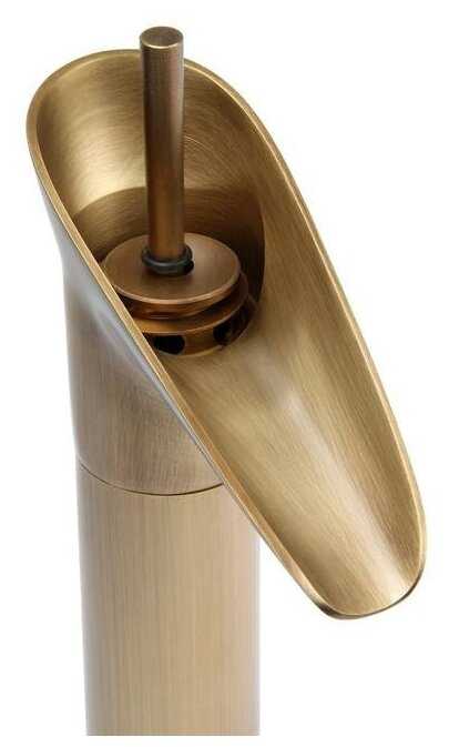 Смеситель для раковины (умывальника) ZEIN Ретро, 6926815, рычажный фотография 4