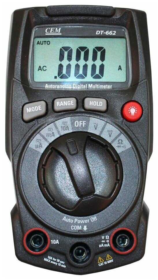 Мультиметр цифровой CEM DT-662 фотография 8