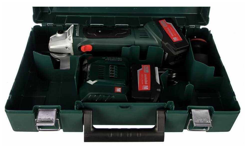 Аккумуляторная УШМ Metabo W 18 LTX 125 (602174650) фотография 8