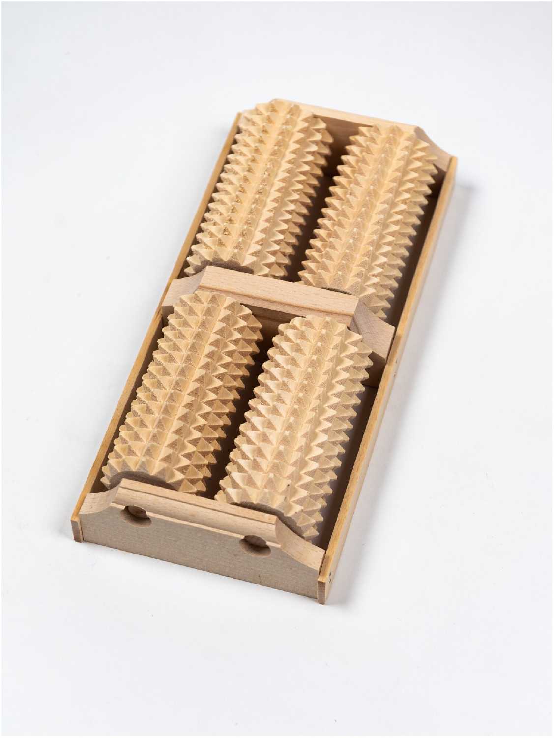 Массажер для стоп деревянный массажер для ног фотография 6