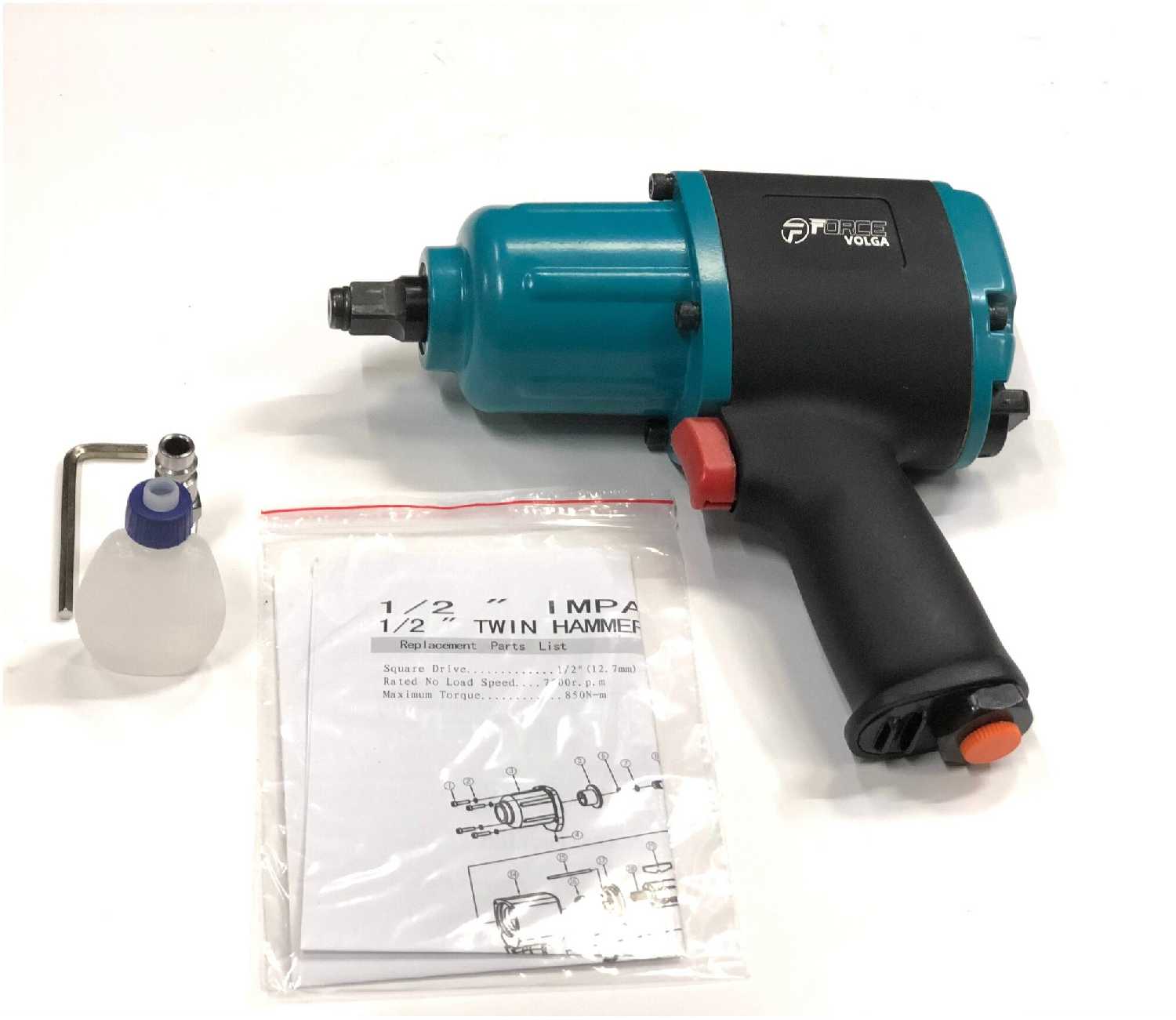 Пневмогайковерт FORCE-VOLGA Пневмогайковерт ударный 1/2 850Nm 120л. мин (ZM-3600) фотография 7