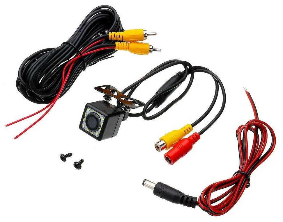 Автомобильная камера заднего вида MyLatso 12 светодиодов LED HD 720p с подсветкой и разметкой фотография 11
