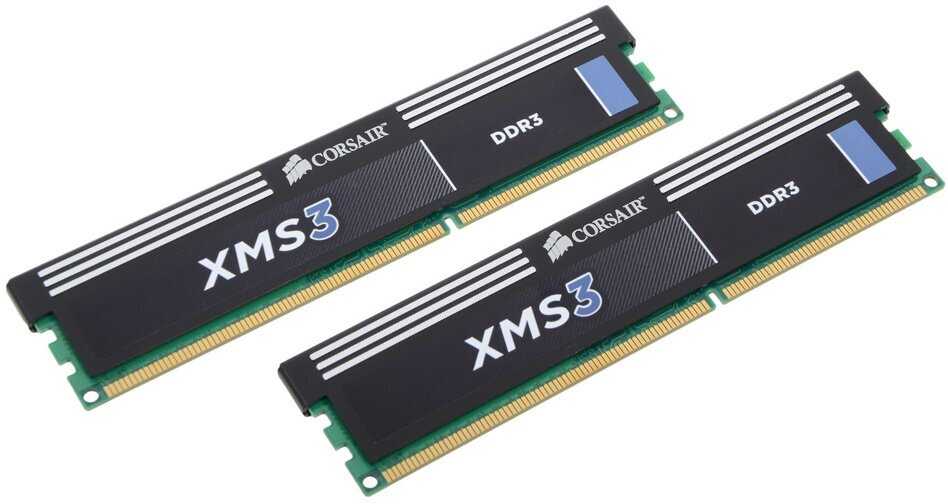 Оперативная память Corsair XMS 8 ГБ (4 ГБ x 2 шт.) DDR3 DIMM CL9 (CMX8GX3M2A1600C9) фотография 6