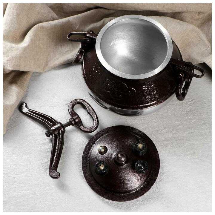 Казан алюминиевый Шафран Афганский двухцветный фотография 19