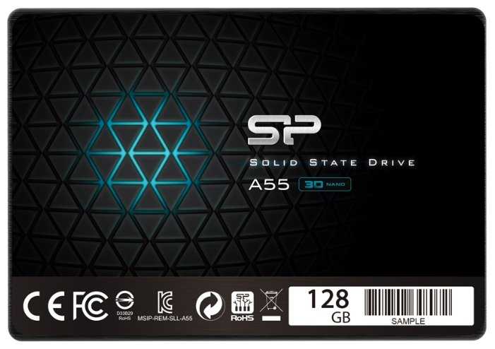 Твердотельный накопитель Silicon Power Ace A55 128 ГБ SATA Ace A55 128GB (SP128GBSS3A55S25)
