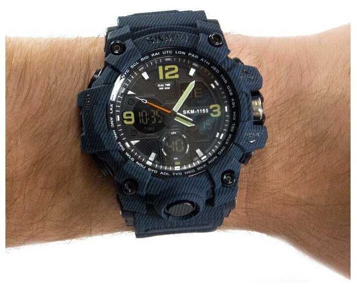 Часы мужские SKMEI 1155B - Army Green фотография 13