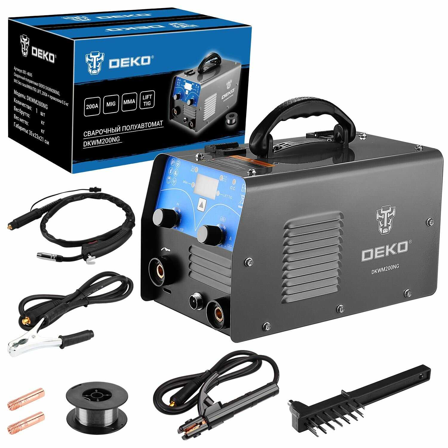 Сварочный аппарат DEKO Compact (DKWM220A) фотография 27
