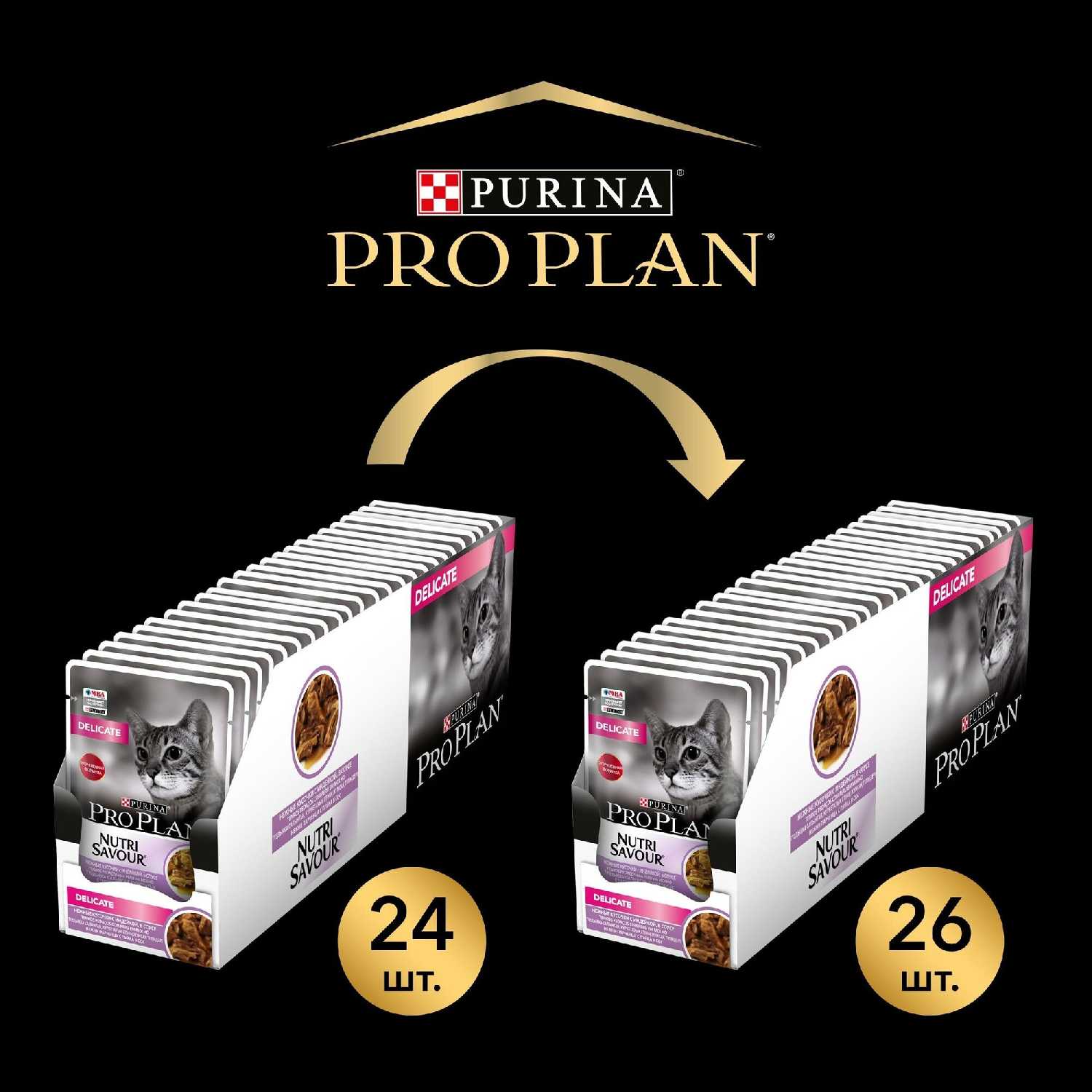 Корм для кошек Pro Plan NutriSavour с индейкой фотография 12