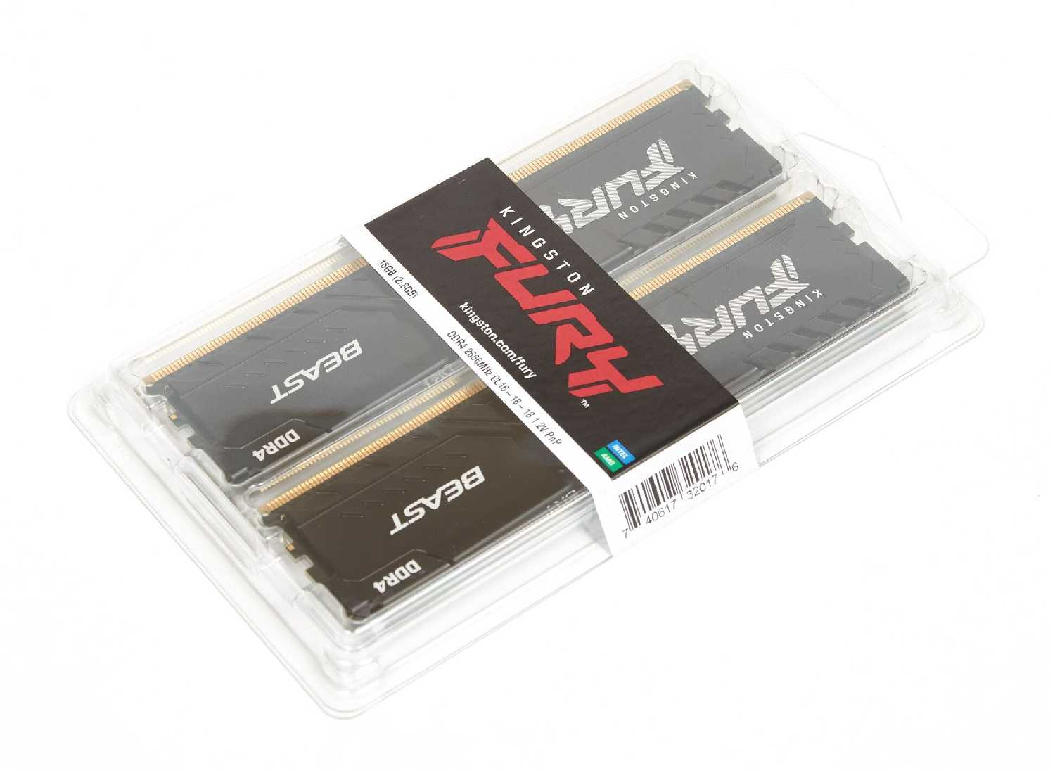 Оперативная память Kingston FURY Beast DDR4 фотография 5