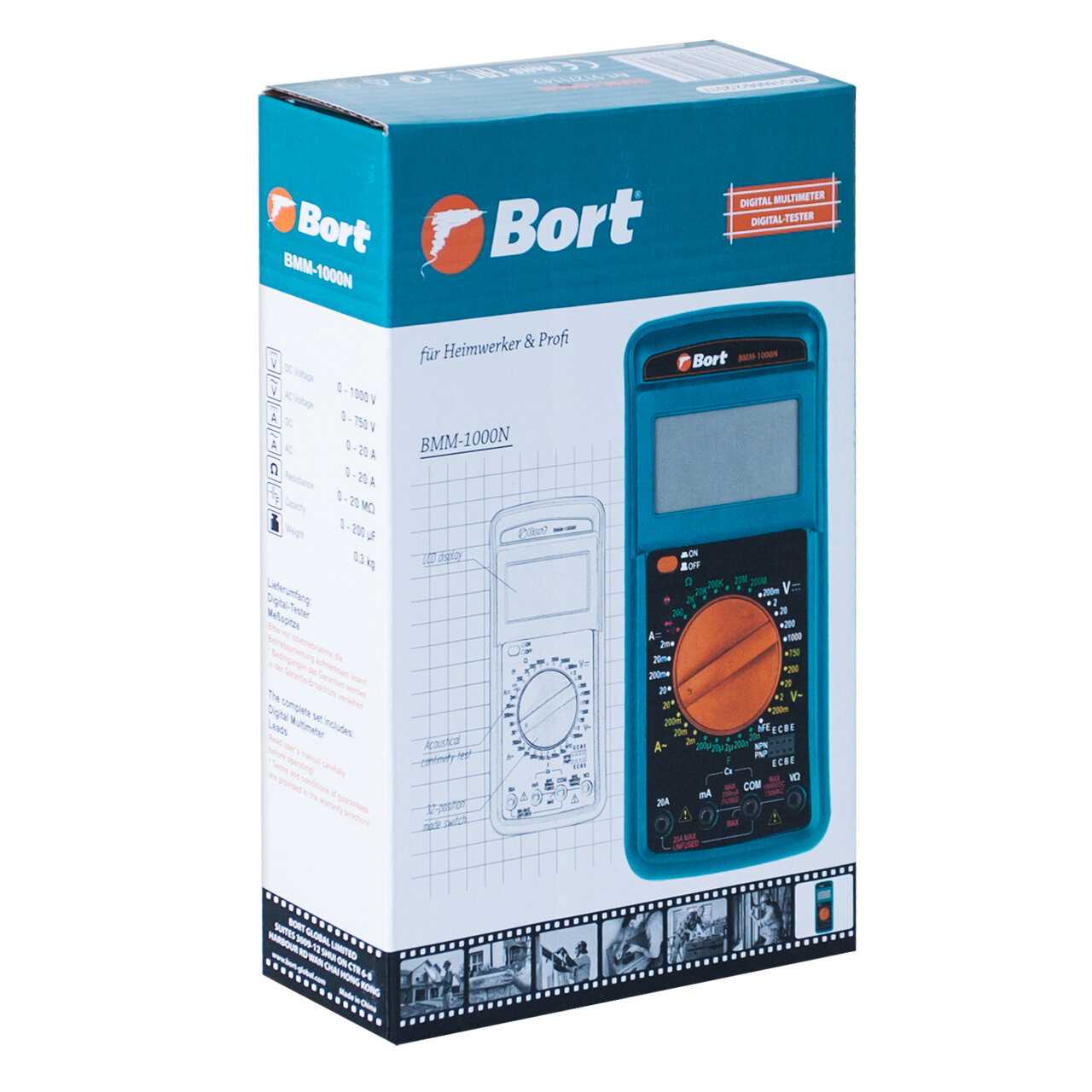 Мультитестер Bort BMM-1000N фотография 5