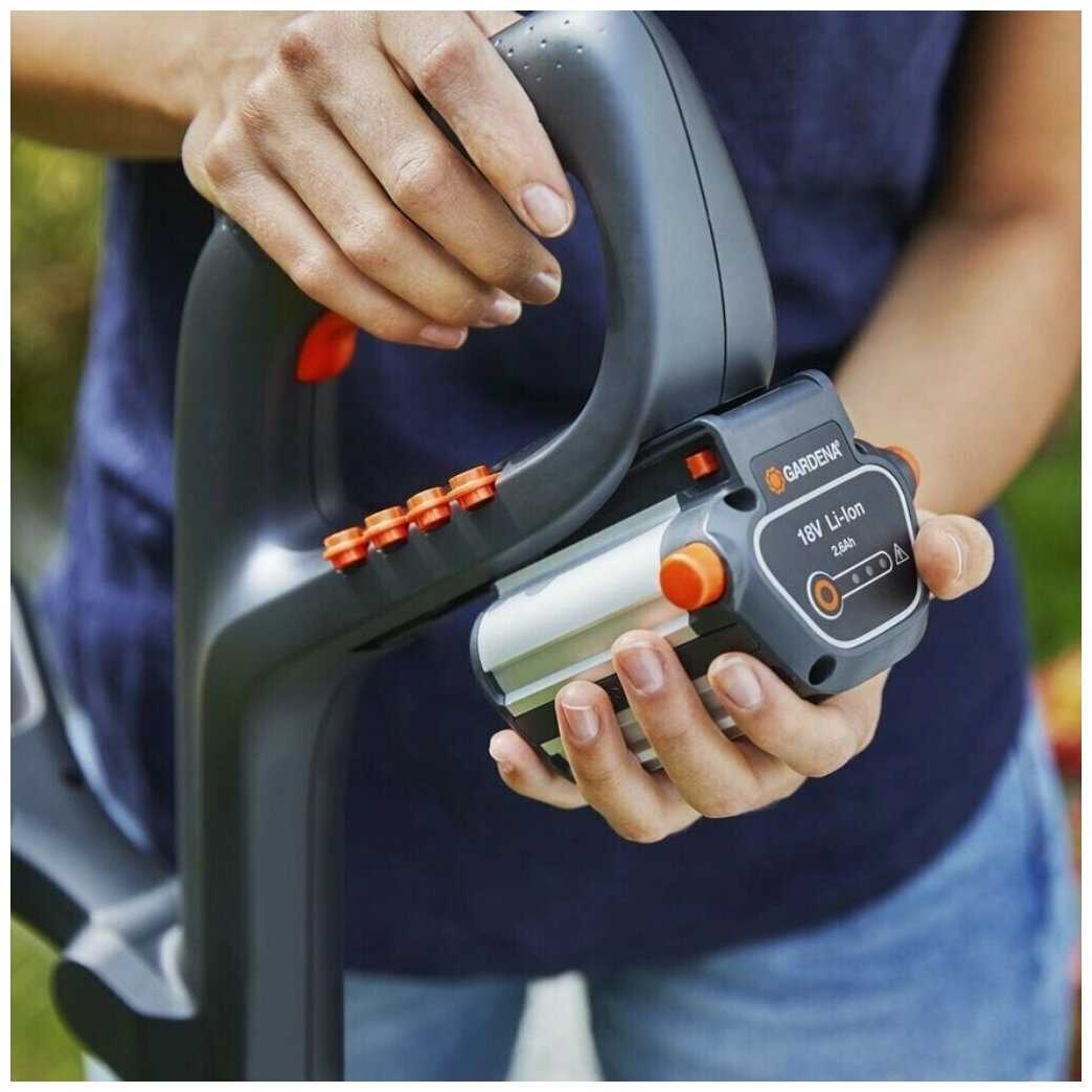 Триммер электрический GARDENA ComfortCut Li-18/23 (9878-20) фотография 13