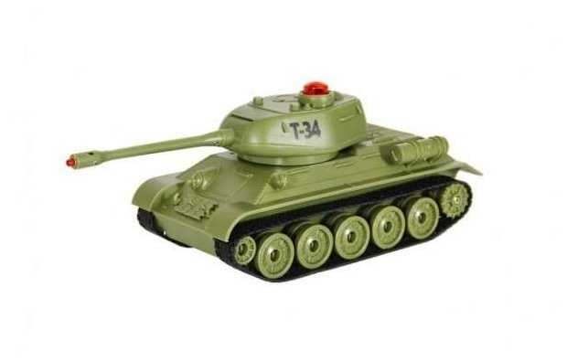 Набор техники Пламенный мотор Танковый бой Т34 - Abrams M1A2 870236, 1:32, 22 см фотография 3